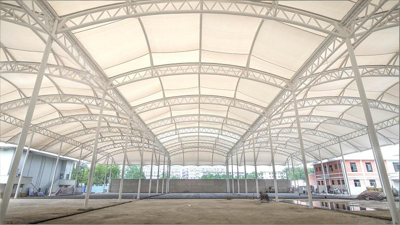 膜结构建筑造型丰富性能卓越(图1)